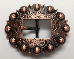 WESTERN HEADSTALL BRIDLE SADDLE COPPER COLOR BERRY CART BUCKLE fit&rsquo;s 3/4&Prime; wide