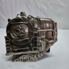 Vintage 1978 Instyle Brass Locomotive Train Railroad Belt Buckle 1142 3.5×3.5