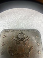Vtg Belt Buckle 1776 Bicentennial 1976 Spirit Of America Seal Of America Eagle