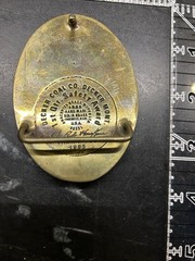 Decker Coal Co. Decker, Montana 1985 1st Quarter Safety Award Belt Buckle Brass