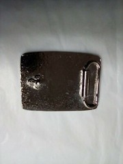Captain Morgan Belt Buckle Alcohol Theme Black and Chrome