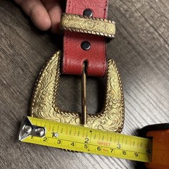 Vintage Hand Crafted Western Leather Champion Series Size 34