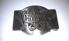 BUCKLE /BELT – BULLET FOR MY VALENTINE -TWIN DRAGONS – HEAVY METAL- 4 1/4&Prime;Lx3&Prime;W