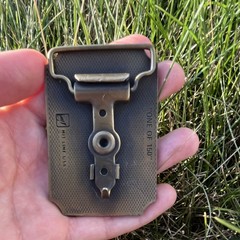 1983 Franklin County Fair Farm Tractor Metal Western Belt Buckle sheep carnival