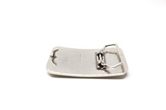 Silver Bronco Rider Western Cowboy Belt Buckle, (1.5 ») Removable Western Buckle