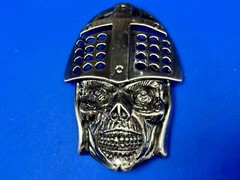 Knights Helmet & Skull Belt Buckle Medieval Armor Design Belt Buckle