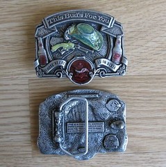 Budweiser beer belt buckle (choice designs)