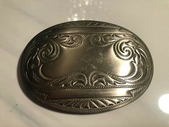 Nice Western Light Weight Silver Tone Cowboy Men’s Rodeo Ranch Belt Buckle