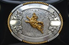 CRUMRINE Belt Buckle BULL RIDER M&F Western 38622