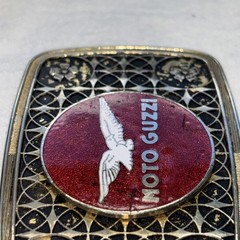 MOTO GUZZI MOTORCYCLE BELT BUCKLE-Vintage