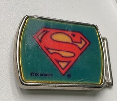Vintage Superman Belt Buckle, From Lee N.y. N.y., Made In The USA