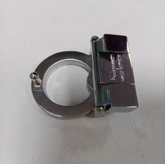 Men Ferragamo Polished Copper Belt Buckle Silver fits 3.3-3.4cm wide Belts