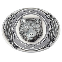 Bear Belt Buckle Western Cowboy Motorcycle Riding Belt Buckle
