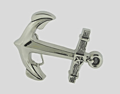 Anchor Belt Buckles New Men Women Fashion Logo Silver Chrome Rock Rebel Western