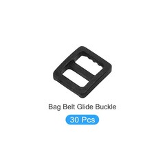 Bag Belt Glide Buckle (1cm/0.4&Prime;) 30Pcs, Plastic Adjustable Buckle Fasteners