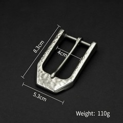 Vintage Steel Belt Buckle Retro Square Frame Hardware Clothing DIY Accessory