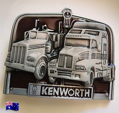 Belt Buckle Kenworth Truck 9×7.5cm Suit Belt Width 4cm