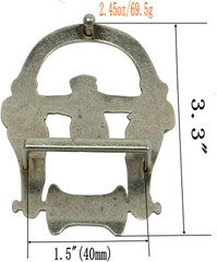 1.5&Prime; Belt Buckle Men Western Cowboy Replacement Buckle Heavy Duty Belt