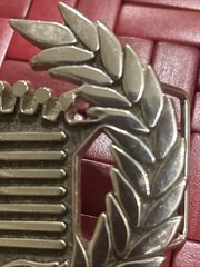 Cadillac Logo Belt Buckle Famous Stars and Straps Chrome Excellent Condition