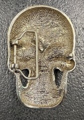 🔥Metallic Skull Belt Buckle – Cracked Surface Design | Edgy, Artistic