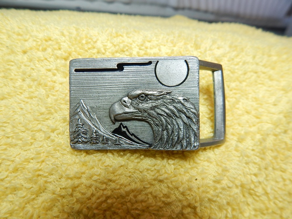 Vintage 1998 Siskiyou Buckle Co. »Oregon » SB3 #980173 Embossed Eagle Buckle