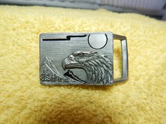 Vintage 1998 Siskiyou Buckle Co. »Oregon » SB3 #980173 Embossed Eagle Buckle