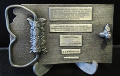 National Taxidermist NTA 11th Convention Show Wichita Kansas Turkey Belt Buckle