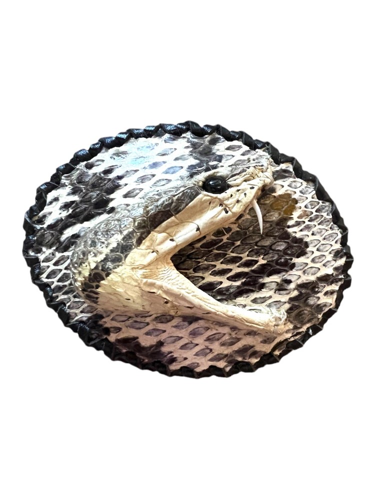 Original Rattle Snake Cowboy Western Style Buckle Hebilla De Víbora Original