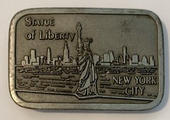 STATUE OF LIBERTY ~ New York City HIT LINE Belt Buckle