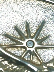 Vintage Belt Buckle Gold Tone Soaring Eagle and Star Burst