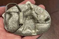 Belt Buckle Biker Fanside Ltd 1992 The Dragon Collection Free & Easy Chic