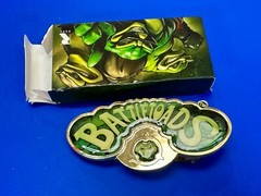 NOB Battletoads June 2017 Loot Crate Gaming Exclusive Nes Gold Tone Belt Buckle