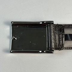 GUCCI Pre-Owned Belt Sherry Line Silver Buckle Leather