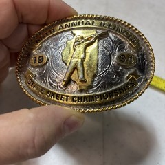 VINTAGE 1994 68th Annual Illinois State Skeet Championships Belt Buckle #8500