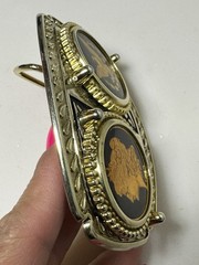 24k GOLD PLATED VINTAGE BELT BUCKLE RARE