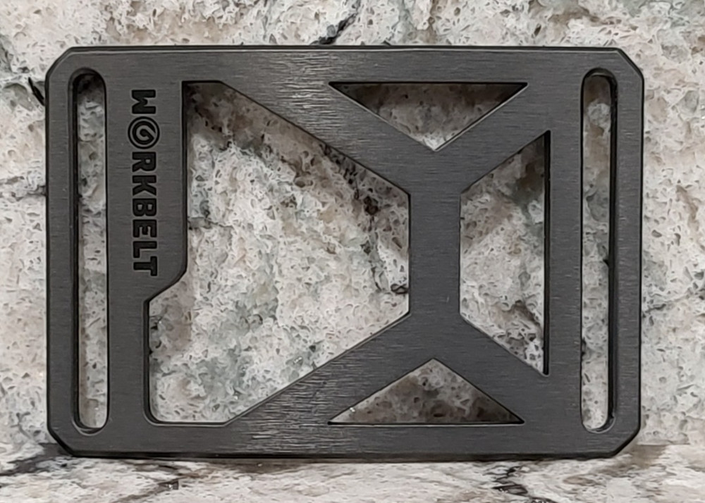 GRIP6 BELT BUCKLE – WORKBELT TACTICAL PRO – GUNMETAL GRAY – 1.75 INCH WIDE WORK
