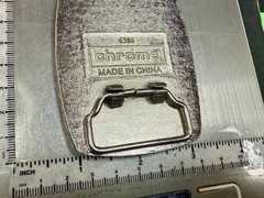 United States American Flag Engraved Patriotic – #6386 Chrome Brand Belt Buckle