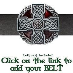 Celtic Cross Knotwork Belt Buckle Biker Metal Gothic Pagan Viking mjolnir