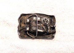 VINTAGE BELT BUCKLE CANADA NORTH AMERICAN COUNTRY WILD & WONDERFUL SISKIYOU BB10
