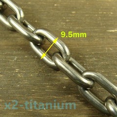 Heavy duty Titanium anti lost Key chain ring bracelet snap hook carabiner XH894