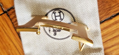 NEW Hermes Buckle H064544CM2M 32MM Brushed Gold Matte Finish Dust Bag Included