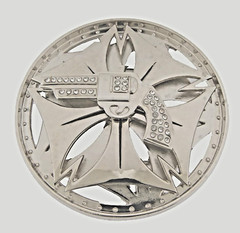Gun Belt Buckle Vintage Spinners Silver Metal Men Women Western Rodeo Cowboy