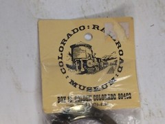 SOUTHERN PACIFIC RIO GRANDE RAILROAD Belt Buckle (Colorado RR Museum) NOS