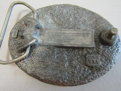 Vintage 1998 Official Trail Committee Iditarod Alaska Belt Buckle- Dogsled Race