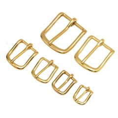 2x Brass Belt Buckle Hand DIY Leather Waistband Bag Hardware Accessories Retro