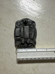FIREFIGHTERS OF AMERICA 113 Limited Edition Belt Buckle USA Pewter Fire Engine