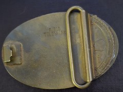 Western Union Telegraph Co. Eagle U.S. Belt Buckle Tiffany Broadway NY Stamped