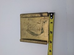 Vintage NRA National Rifle Association Military Style Brass Belt Buckle RFL8