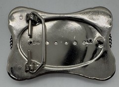 Double Eisenhower SILVER DOLLAR Coins Belt Buckle 1776 – 1976 Centennial 4×2.75”