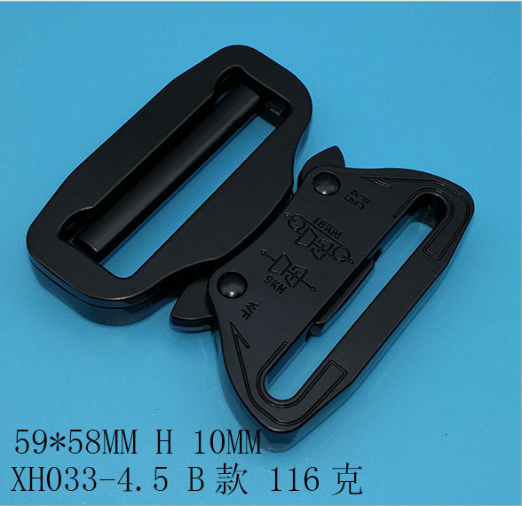 Men Military Metal Belt Buckle Tactical Nylon Rescue Rigger Belt Buckle 38/45MM